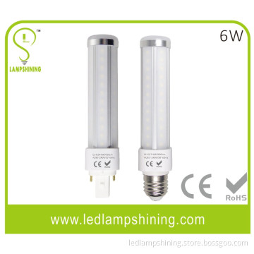 G24 6W PLC corn light - 600lm - 16w sylvania cfl replacement